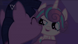 Size: 1920x1080 | Tagged: safe, screencap, character:princess cadance, character:princess flurry heart, character:shining armor, character:twilight sparkle, character:twilight sparkle (alicorn), species:alicorn, species:pony, episode:a flurry of emotions, g4, my little pony: friendship is magic, animated, aunt and niece, baby, baby pony, best aunt ever, cloth diaper, cute, diaper, floppy ears, flurrybetes, happy, kiss on the cheek, kissing, magic, platonic kiss, raspberry, safety pin, smiling, sound, squirming, telekinesis, tickling, tongue out, tummy buzz, tv rating, tv-y, twiabetes, twilight's castle, webm