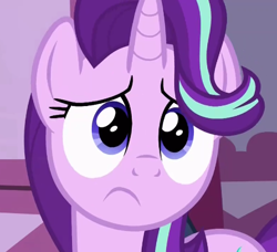 Size: 450x411 | Tagged: safe, screencap, character:starlight glimmer, species:pony, episode:fame and misfortune, g4, my little pony: friendship is magic, cute, glimmerbetes, sad, sadorable, solo
