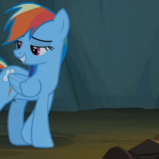 Size: 320x320 | Tagged: safe, screencap, character:rainbow dash, character:scootaloo, species:pegasus, species:pony, episode:campfire tales, g4, my little pony: friendship is magic, animated, campfire, cave, cute, cutealoo, dashabetes, dawwww, female, gif, mama dash, mare, scared, scootalove, shivering, smiling, weapons-grade cute