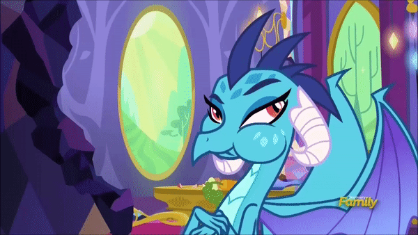 Size: 600x338 | Tagged: safe, screencap, character:princess ember, species:dragon, episode:triple threat, g4, my little pony: friendship is magic, animated, burp, cute, eating, emberbetes, fireball, uncouth