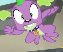 Size: 542x451 | Tagged: safe, screencap, character:spike, species:dog, equestria girls:rainbow rocks, g4, my little pony:equestria girls, cropped, paws, puppy, solo, spike the dog