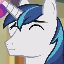 Size: 533x533 | Tagged: safe, screencap, character:shining armor, species:pony, species:unicorn, episode:a flurry of emotions, g4, my little pony: friendship is magic, cropped, cute, shining adorable