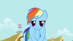 Size: 1280x720 | Tagged: safe, screencap, character:rainbow dash, species:pony, episode:a bird in the hoof, g4, my little pony: friendship is magic, solo