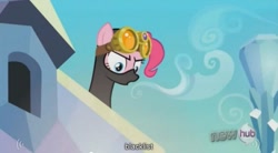 Size: 847x468 | Tagged: safe, screencap, character:pinkie pie, episode:pinkie spy, episode:the crystal empire, g4, my little pony: friendship is magic, my little pony:equestria girls, blacklist, solo, splinter cell, youtube caption