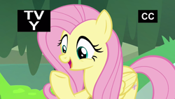 Size: 1920x1080 | Tagged: safe, screencap, character:fluttershy, species:pegasus, species:pony, episode:a health of information, g4, my little pony: friendship is magic, cute, female, mare, open mouth, raised hoof, shyabetes, smiling, solo, tv-y