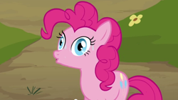Size: 620x347 | Tagged: safe, screencap, character:pinkie pie, episode:too many pinkie pies, g4, my little pony: friendship is magic, sweat