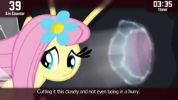 Size: 854x480 | Tagged: safe, screencap, character:fluttershy, species:breezies, episode:it ain't easy being breezies, g4, my little pony: friendship is magic, breeziefied, cinemare sins, flutterbreez, solo, species swap