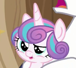 Size: 606x549 | Tagged: safe, screencap, character:princess flurry heart, character:shining armor, species:alicorn, species:pony, species:unicorn, episode:once upon a zeppelin, g4, my little pony: friendship is magic, baby, baby pony, cropped, female, male, raised eyebrow, stallion