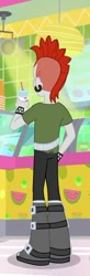 Size: 186x570 | Tagged: safe, screencap, episode:shake things up!, eqg summertime shorts, g4, my little pony:equestria girls, background human, crimson napalm, cropped, rear view, solo