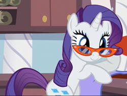 Size: 839x639 | Tagged: safe, screencap, character:rarity, species:pony, species:unicorn, episode:canterlot boutique, g4, my little pony: friendship is magic, cute, female, glasses, mare, raribetes, solo