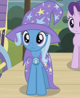Size: 261x320 | Tagged: safe, screencap, character:starlight glimmer, character:trixie, episode:uncommon bond, g4, my little pony: friendship is magic, animated, cute, diatrixes, gif, solo focus, stomping