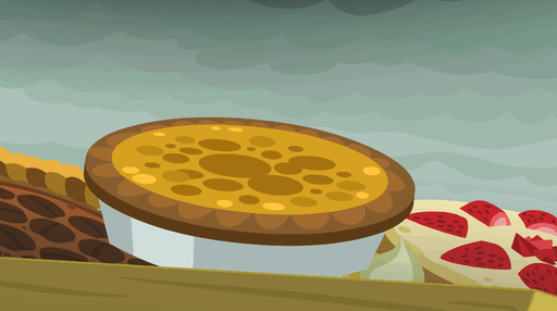 Size: 512x286 | Tagged: safe, screencap, character:evil pie hater dash, episode:secrets and pies, g4, my little pony: friendship is magic, animated, explosion, eye beams, food, gif, implied evil pie hater dash, mini nuke, nightmare, pie, pure unfiltered evil, that pony sure does hate pies