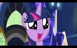 Size: 2880x1800 | Tagged: safe, screencap, character:twilight sparkle, character:twilight sparkle (alicorn), species:alicorn, species:pony, episode:shadow play, g4, my little pony: friendship is magic, cute, faec, female, mare, open mouth, solo, twiabetes, upscaled