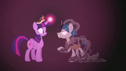 Size: 1280x720 | Tagged: safe, screencap, character:stygian, character:twilight sparkle, character:twilight sparkle (alicorn), species:alicorn, species:pony, episode:shadow play, g4, my little pony: friendship is magic, element of magic
