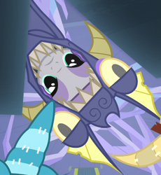 Size: 383x417 | Tagged: safe, screencap, character:maud pie, episode:uncommon bond, g4, my little pony: friendship is magic, board game, cropped, dragon costume, dragon pit, solo