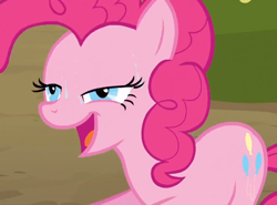 Size: 462x341 | Tagged: safe, screencap, character:pinkie pie, episode:too many pinkie pies, g4, my little pony: friendship is magic, out of context, solo, sweat