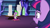 Size: 1920x1080 | Tagged: safe, screencap, character:spike, character:twilight sparkle, character:twilight sparkle (alicorn), species:alicorn, species:dragon, species:pony, episode:once upon a zeppelin, g4, my little pony: friendship is magic, magic, out of context, quill, smug, twilight's castle, writing