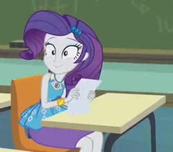 Size: 681x596 | Tagged: safe, screencap, character:rarity, episode:the finals countdown, g4, my little pony:equestria girls, geode of shielding, solo