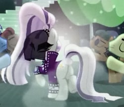 Size: 3080x2664 | Tagged: safe, screencap, character:coloratura, character:countess coloratura, character:limelight, character:new wave, character:spectrum shades, episode:the mane attraction, g4, my little pony: friendship is magic, plot, turbo bass