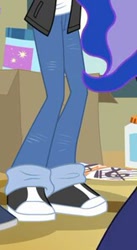 Size: 163x297 | Tagged: safe, screencap, character:flash sentry, episode:a banner day, equestria girls:friendship games, g4, my little pony:equestria girls, clothing, converse, cropped, legs, pants, pictures of legs, shoes, sneakers