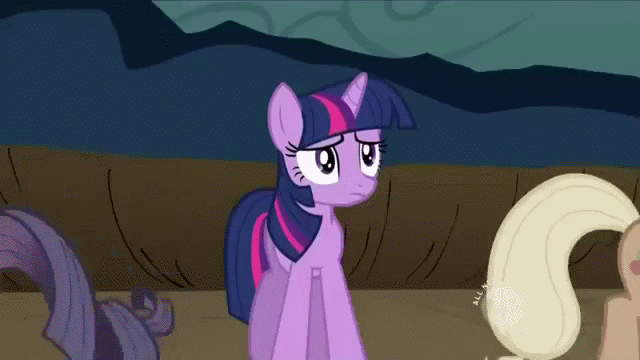 Size: 640x360 | Tagged: safe, screencap, character:applejack, character:rarity, character:twilight sparkle, episode:the return of harmony, g4, my little pony: friendship is magic, animated, kicking