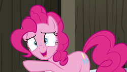 Size: 1280x720 | Tagged: safe, screencap, character:pinkie pie, species:pony, episode:not asking for trouble, g4, my little pony: friendship is magic, solo