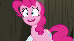 Size: 1280x720 | Tagged: safe, screencap, character:pinkie pie, species:pony, episode:not asking for trouble, g4, my little pony: friendship is magic, solo