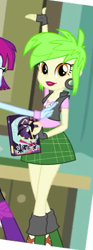 Size: 218x588 | Tagged: safe, screencap, character:cherry crash, episode:queen of clubs, g4, my little pony:equestria girls, background human, cherry crash, cropped, manga, sailor moon, sailor venus