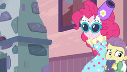 Size: 1920x1080 | Tagged: safe, screencap, character:pinkie pie, episode:pinkie sitting, g4, my little pony:equestria girls, i need an adult, lily pad (equestria girls), out of context, young