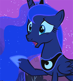 Size: 245x271 | Tagged: safe, screencap, character:princess luna, species:alicorn, species:pony, episode:luna eclipsed, g4, my little pony: friendship is magic, animated, female, gif, mare, night, raised hoof, smiling, solo