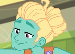 Size: 726x528 | Tagged: safe, screencap, character:zephyr breeze, episode:overpowered, g4, my little pony:equestria girls, cropped, male, smiling, solo