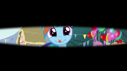 Size: 1920x1080 | Tagged: safe, screencap, character:rainbow dash, episode:secrets and pies, g4, my little pony: friendship is magic, first person view, offscreen character, pov