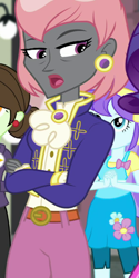 Size: 360x720 | Tagged: safe, screencap, character:aqua blossom, character:prim hemline, episode:display of affection, g4, my little pony:equestria girls, background human, cropped