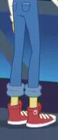 Size: 84x202 | Tagged: safe, screencap, character:wiz kid, episode:school of rock, g4, my little pony:equestria girls, clothing, converse, cropped, legs, male, pants, pictures of legs, shoes, sneakers, wiz kid