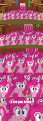 Size: 1280x3600 | Tagged: safe, screencap, character:pinkie pie, episode:too many pinkie pies, g4, my little pony: friendship is magic, fourth wall, text