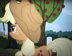 Size: 3860x3024 | Tagged: safe, screencap, character:applejack, species:earth pony, species:pony, episode:buckball season, g4, my little pony: friendship is magic, female, freckles, mare, plot, solo