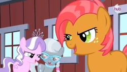 Size: 635x358 | Tagged: safe, screencap, character:babs seed, character:diamond tiara, character:silver spoon, episode:one bad apple, g4, my little pony: friendship is magic