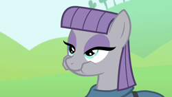 Size: 1280x720 | Tagged: safe, screencap, character:maud pie, species:earth pony, species:pony, episode:maud pie, g4, my little pony: friendship is magic, aweeg*, eating, female, mare, maud being maud, solo