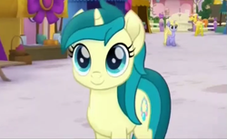 Size: 519x317 | Tagged: safe, screencap, character:aquamarine glow, character:carrot cake, character:melody star, species:earth pony, species:pony, species:unicorn, my little pony: the movie (2017), background pony, cute, female, male, mare, solo focus, stallion, we got this together