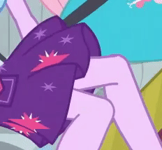 Size: 232x214 | Tagged: safe, screencap, character:fluttershy, character:twilight sparkle, character:twilight sparkle (scitwi), species:eqg human, episode:road trippin', g4, my little pony:equestria girls, animated, clothing, legs, skirt, skirt lift, slow motion