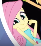 Size: 143x160 | Tagged: safe, screencap, character:fluttershy, episode:a photo booth story, eqg summertime shorts, g4, my little pony:equestria girls, clothing, cropped, cute, dress, fall formal outfits, shy, shyabetes, smiling