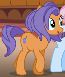 Size: 415x487 | Tagged: safe, screencap, character:frying pan, species:earth pony, species:pony, episode:viva las pegasus, g4, my little pony: friendship is magic, cropped, cutie mark, female, las pegasus resident, walking