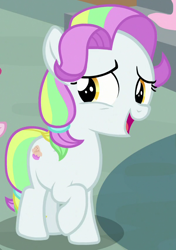 Size: 600x850 | Tagged: safe, screencap, character:coconut cream, episode:fame and misfortune, g4, my little pony: friendship is magic, cropped, solo