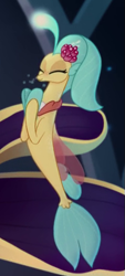 Size: 241x535 | Tagged: safe, screencap, character:princess skystar, species:seapony (g4), my little pony: the movie (2017), cropped, cute, happy, skyabetes, solo