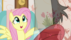 Size: 1280x720 | Tagged: safe, screencap, character:discord, character:fluttershy, species:pony, episode:discordant harmony, g4, my little pony: friendship is magic, fading, transparent
