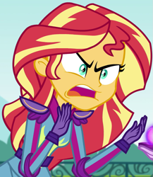Size: 759x873 | Tagged: safe, screencap, character:sunset shimmer, equestria girls:friendship games, g4, my little pony:equestria girls, angry, exploitable, exploitable meme, image macro, meme, solo, sunset is not willing to learn, template, when you see it