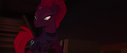 Size: 1920x804 | Tagged: safe, screencap, character:tempest shadow, species:pony, species:unicorn, my little pony: the movie (2017), beautiful, broken horn, eye scar, open up your eyes, scar, solo
