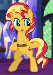 Size: 452x643 | Tagged: safe, screencap, character:sunset shimmer, equestria girls:mirror magic, g4, my little pony:equestria girls, bipedal, cropped, cute, in the human world for too long, shimmerbetes, solo, standing