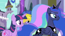 Size: 1920x1080 | Tagged: safe, screencap, character:flash sentry, character:princess celestia, character:sunset shimmer, character:twilight sparkle, character:twilight sparkle (alicorn), species:alicorn, species:pegasus, species:pony, species:unicorn, equestria girls:forgotten friendship, g4, my little pony:equestria girls, animated, armor, most likely to be forgotten, sound, webm, when you see it