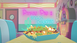Size: 1280x720 | Tagged: safe, screencap, episode:pinkie pie: snack psychic, g4, my little pony:equestria girls, chips, food, jukebox, nachos, title card